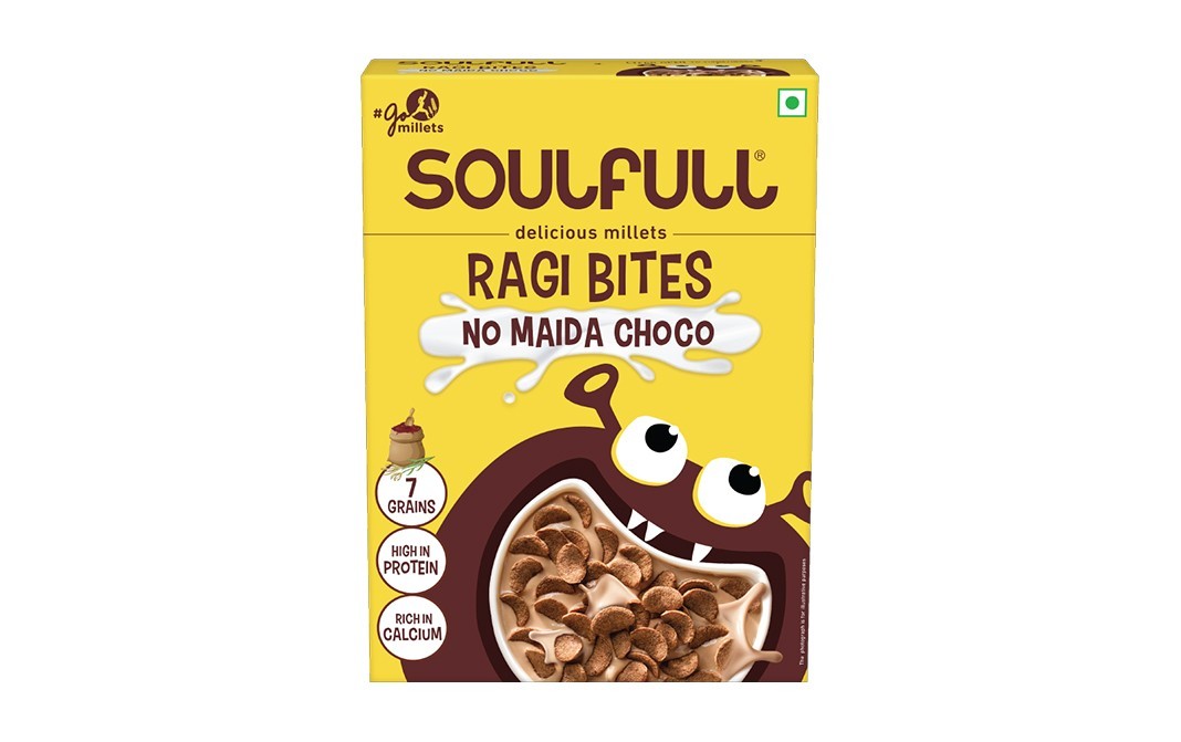 Soulfull Ragi Bites No Maida Choco    Box  375 grams